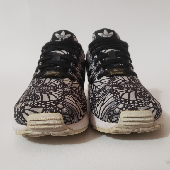 Adidas ZX Flux Torsion rare camo running shoes mens size 8.5 womens size 10 - Picture 5 of 10
